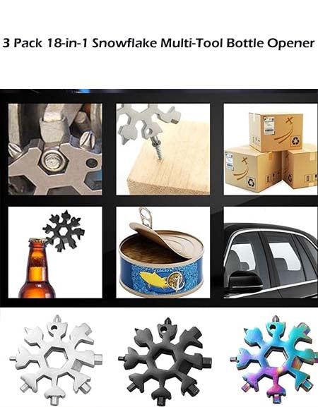 18 In 1 Snowflake Snow Wrench Tool Spanner-Zy Fulfill