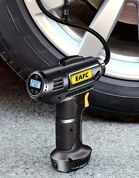 150PSI Cordless Tire Pump - USB Charging, Night-Light, Pressure Gauge-Zy Fulfill