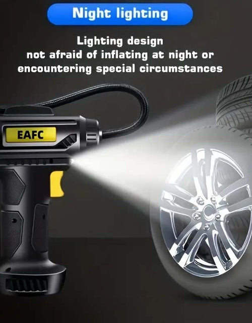 Load image into Gallery viewer, 150PSI Cordless Tire Pump - USB Charging, Night-Light, Pressure Gauge-Zy Fulfill
