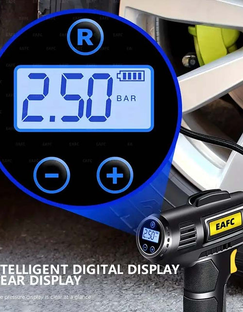 Load image into Gallery viewer, 150PSI Cordless Tire Pump - USB Charging, Night-Light, Pressure Gauge-Zy Fulfill
