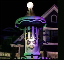 12ft LED Carousel Ground Breaker Inflatable Halloween Decor | Spooky Outdoor Decoration-Zy Fulfill
