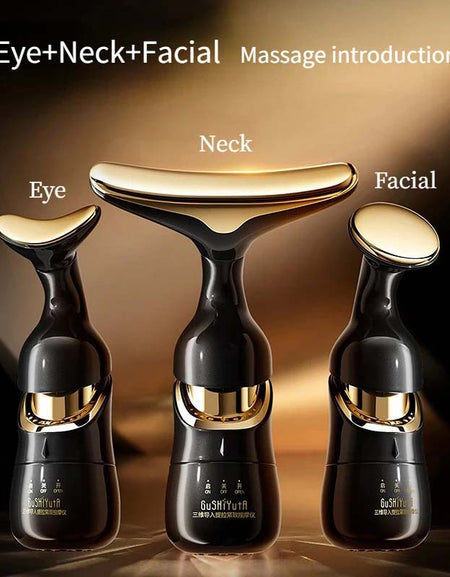 3 In 1 Facial Lifting Device Neck Facial Eye Massage Face slimmer-Zy Fulfill