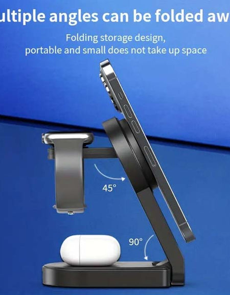 3 in 1 Charging Station Fold able Magnetic Charger-Zy Fulfill