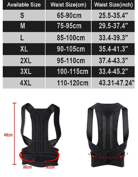 Load image into Gallery viewer, Adult Back Support Shoulder Back Belt Zydropshipping
