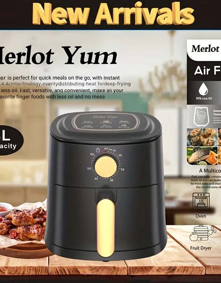 4L Mechanical Air Fryer The Ultimate Kitchen Companion for Healthy, Easy Cooking-Zy Fulfill