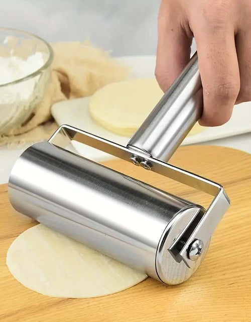 Load image into Gallery viewer, Effortless Stainless Steel Rolling Pin
