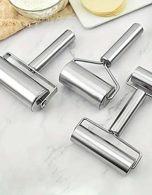 Load image into Gallery viewer, Effortless Stainless Steel Rolling Pin
