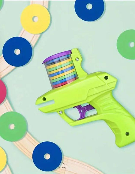 Cat Toy Foam Disc Launcher - Battery-Free, Durable Fun-Zy Fulfill