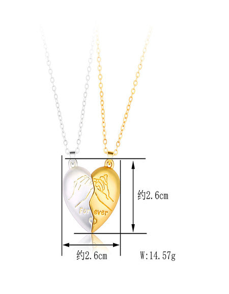 Chain Trendy Splicing Suit Necklace Men and Women Zydropshipping