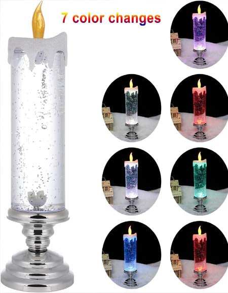 Christmas Flameless Candles LED Zydropshipping