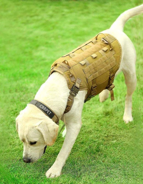 Load image into Gallery viewer, Reflective Tactical Dog Harness with Molle &amp; No-Pull Design
