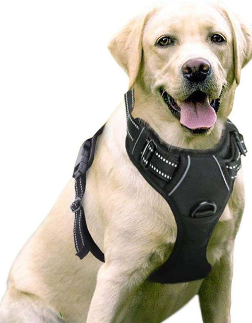 Load image into Gallery viewer, Reflective Tactical Dog Harness with Molle &amp; No-Pull Design
