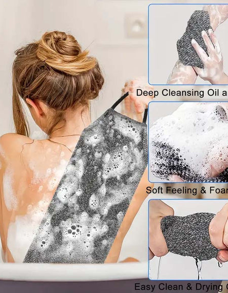 Stretchable Dual-Layer Exfoliating Back Scrubber-Zy Fulfill