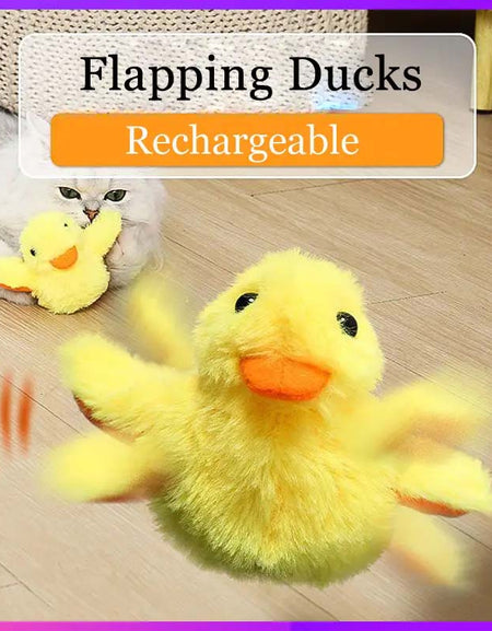 Flapping Wings Duck Interactive Cat Toy-Zy Fulfill