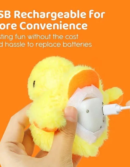 Load image into Gallery viewer, Flapping Wings Duck Interactive Cat Toy
