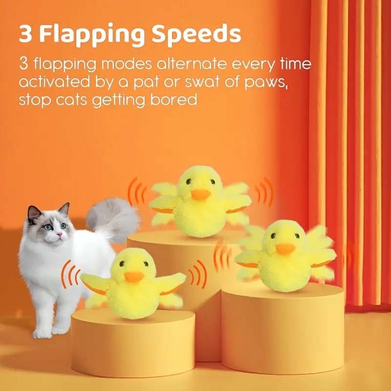 Flapping Wings Duck Interactive Cat Toy