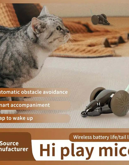 Cheerble Interactive Cat Toy - 2024 Upgraded Automatic Evil Mouse-Zy Fulfill