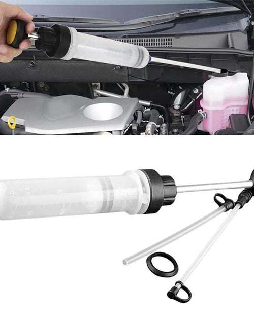 Load image into Gallery viewer, Kingsea 200cc Automotive Fluid Extractor Pump - Oil Change Syringe with Hose
