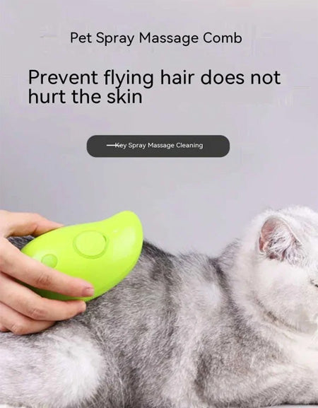 FelineFresh Steam Brush: Groom Your Cat with Comfort and Care Zydropshipping