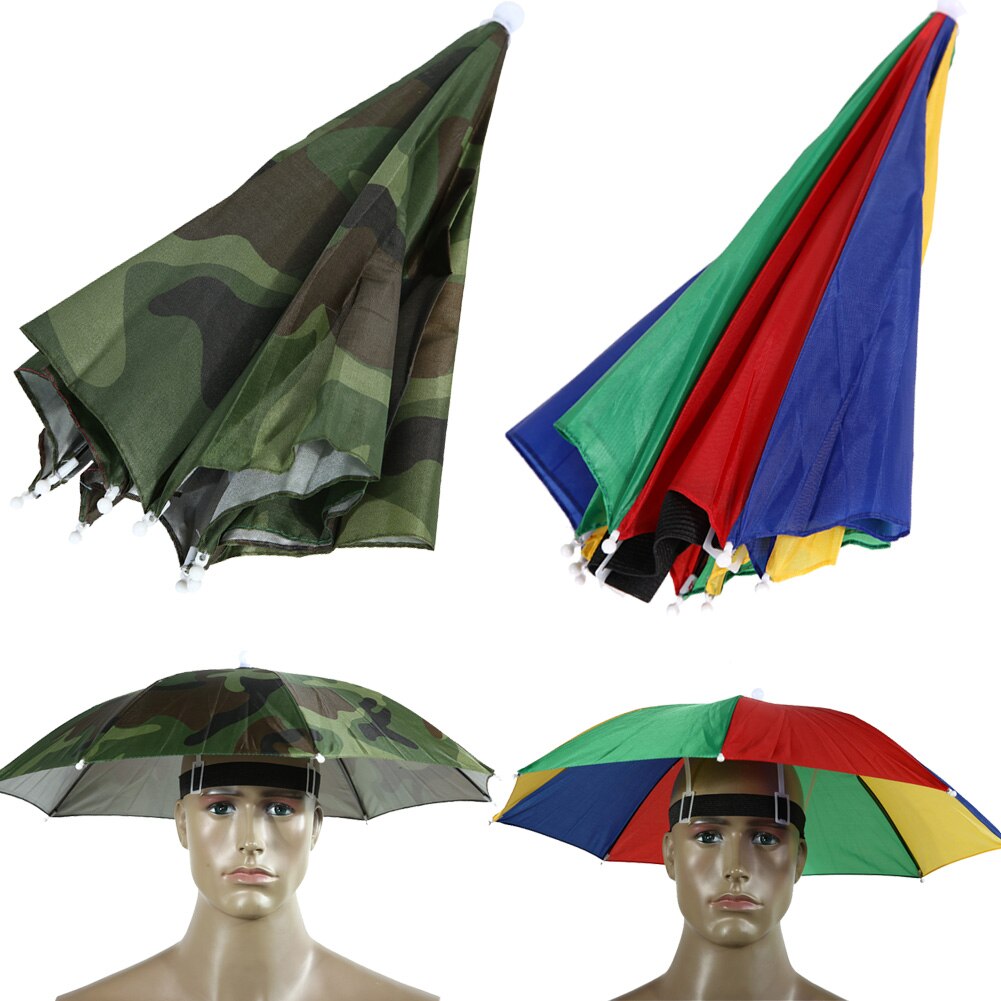 Foldable Umbrella Hat for Outdoor Activities Zydropshipping