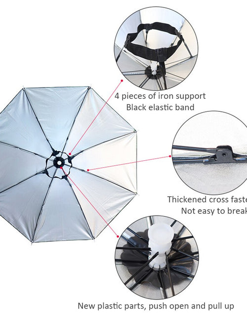 Load image into Gallery viewer, Foldable Umbrella Hat for Outdoor Activities Zydropshipping
