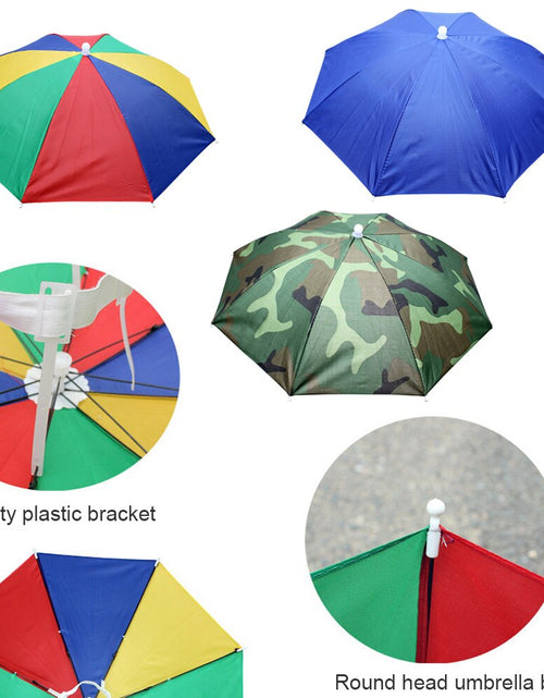 Load image into Gallery viewer, Foldable Umbrella Hat for Outdoor Activities Zydropshipping
