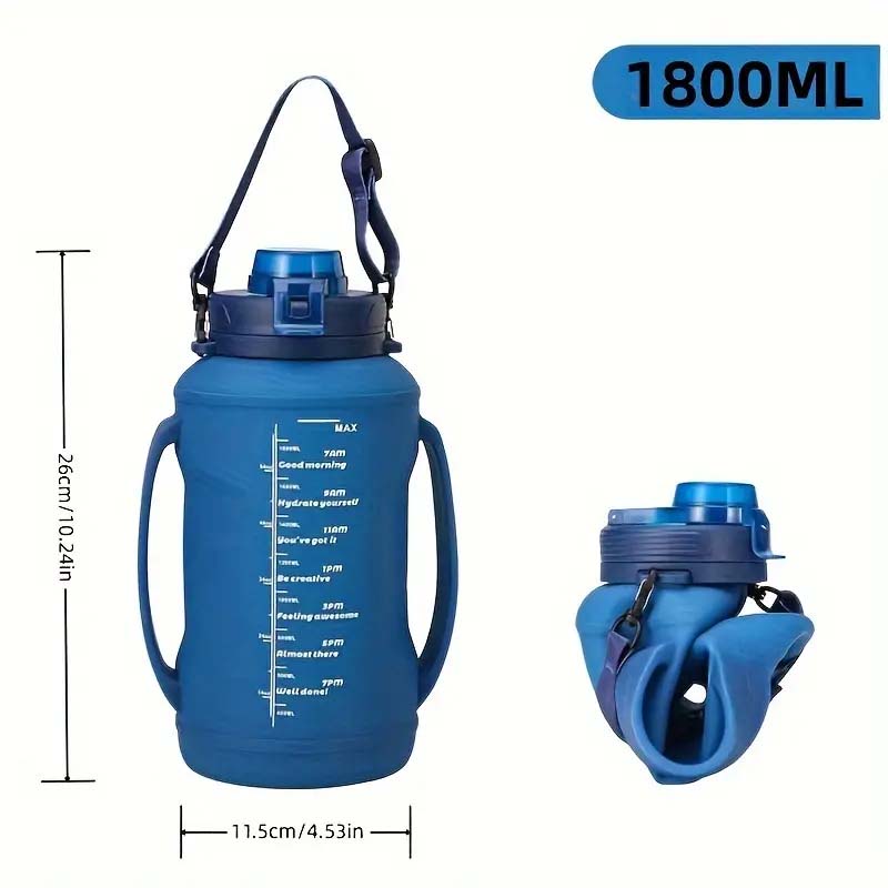 Foldable Silicone Sports Water Bottle-Zy Fulfill