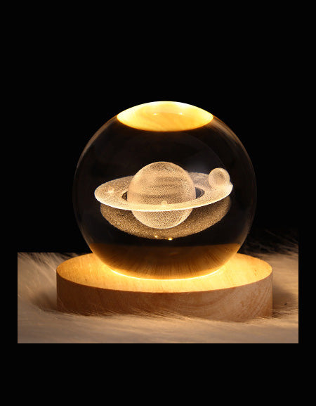 Galaxy Crystal Ball Table LED Night Light - Illuminate Your Space with Celestial Beauty Zydropshipping