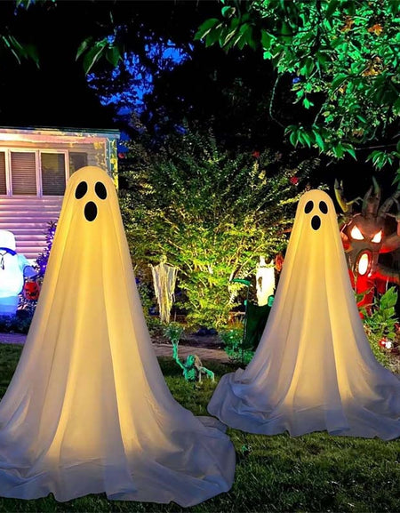 2-Pack Spooky Ghost Halloween Decorations-Zy Fulfill