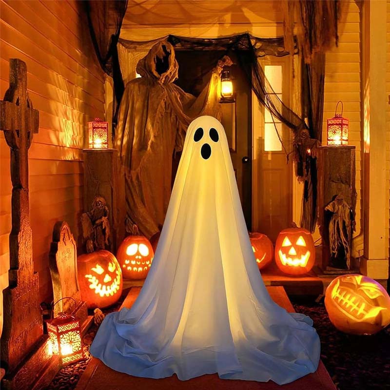 2-Pack Spooky Ghost Halloween Decorations