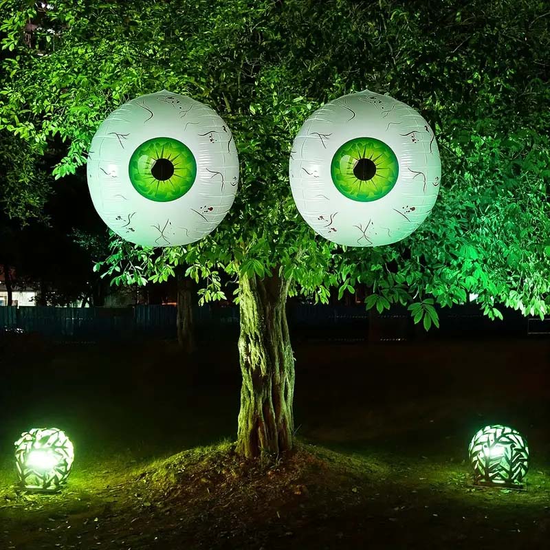 Halloween Inflatable Eyeball Balloons - Spooky & Fun Decorations