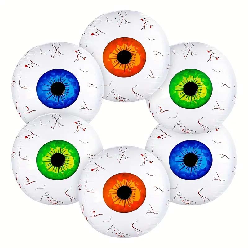 Halloween Inflatable Eyeball Balloons - Spooky & Fun Decorations