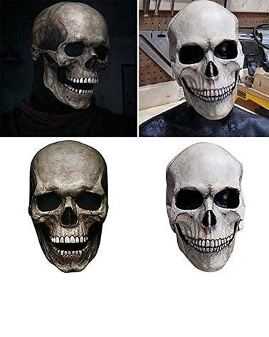 Load image into Gallery viewer, Realistic Full Head Skull Mask – Ultimate Halloween Costume Accessory
