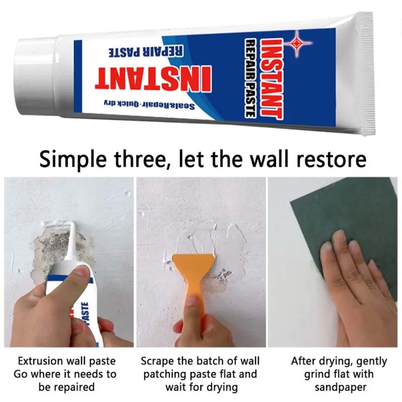 Home Wall Repair Cream - Easy Fix for Cracks and Holes