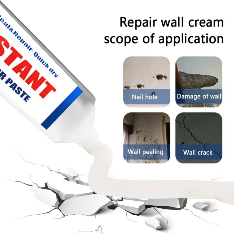 Home Wall Repair Cream - Easy Fix for Cracks and Holes