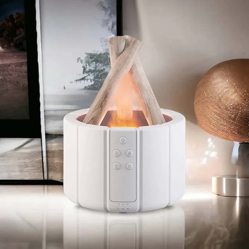 Bonfire Humidifier – Ultrasonic Mist Maker with Flickering Flame Effect