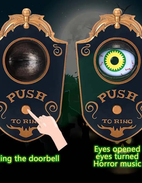 Load image into Gallery viewer, Animated Eyeball Haunted Doorbell
