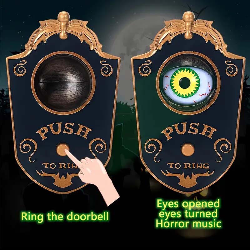 Animated Eyeball Haunted Doorbell