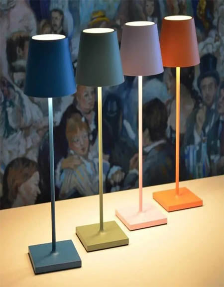 Load image into Gallery viewer, LuxeGlow Recharge: Elegant Metal Table Lamps with Rechargeable Functionality Zydropshipping
