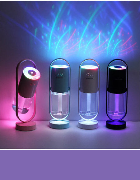 Magic Shadow USB Humidifier with Night Lights - Mini Office Air Purifier.-Zy Fulfill