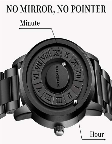 Load image into Gallery viewer, Magnetic Bead Roman Numeral Dial Boys Wristwatch - Timeless Style for Young Trendsetters Zydropshipping
