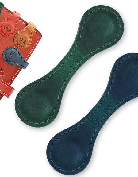 Magnetic Leather Bookmarks Vintage Book Marker Clips-Zy Fulfill