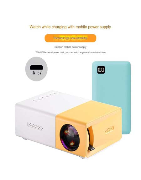 Mini Portable Projector: Compact Entertainment Anywhere, Anytime-Zy Fulfill