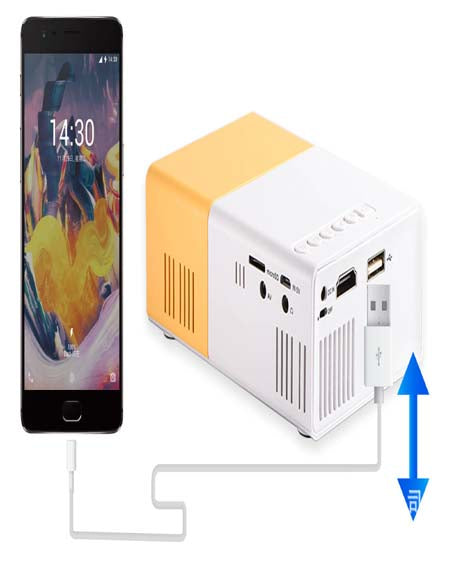 Load image into Gallery viewer, Mini Portable Projector: Compact Entertainment Anywhere, Anytime-Zy Fulfill
