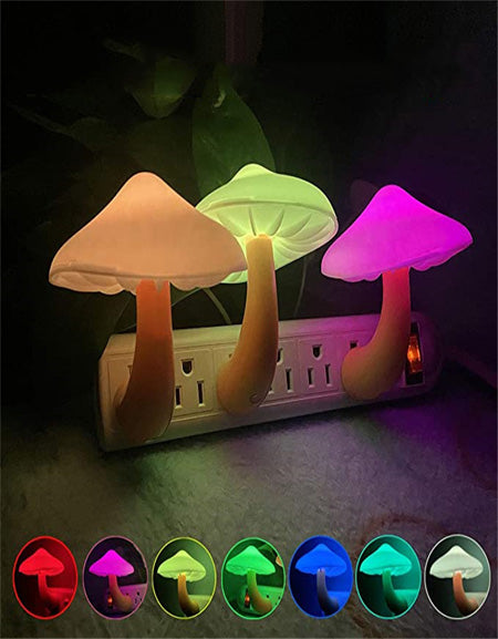 Load image into Gallery viewer, Mushroom Wall Socket Lamp: Whimsical Illumination Zydropshipping
