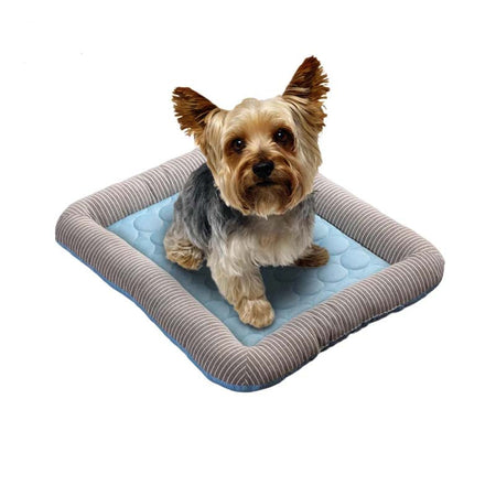 Pet Cooling Pad Bed - Ice Silk Soft Breathable Blue-Zy Fulfill