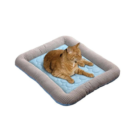 Pet Cooling Pad Bed - Ice Silk Soft Breathable Blue-Zy Fulfill