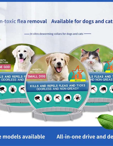 Flea and Tick Collar Adjustable for Dogs and Cats-Zy Fulfill