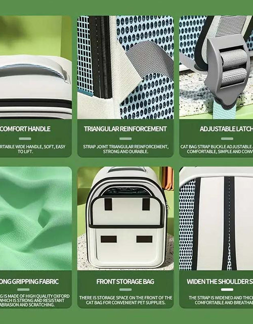 Load image into Gallery viewer, Transparent Space Capsule Pet Carrier - Stylish &amp; Secure Travel Solution for Pets
