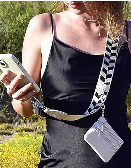 Clip and Go Phone Strap with Zippered Pouch and Crossbody Wallet-Zy Fulfill